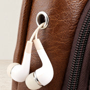 Passe écouteurs du sac bandoulière homme